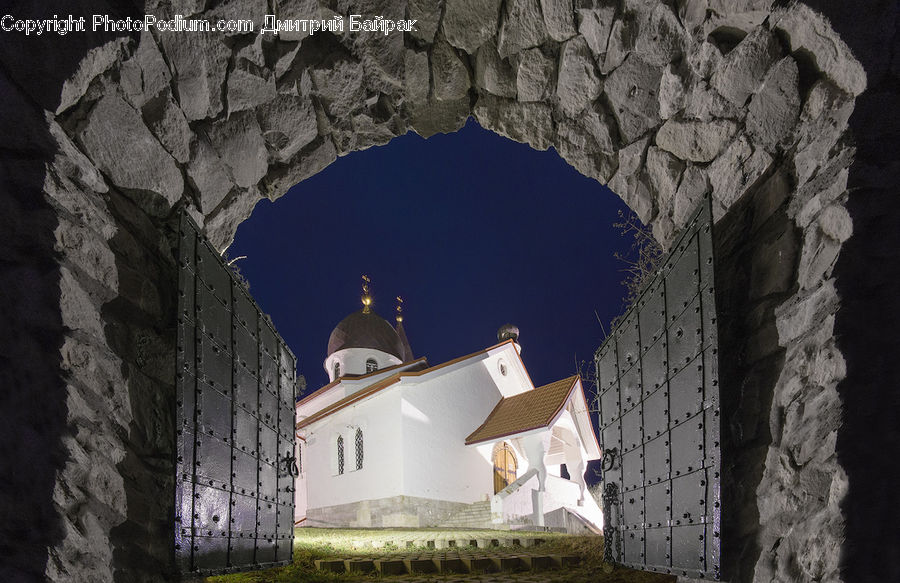 Fence, Wall, Architecture, Dome, Mosque, Worship, Building