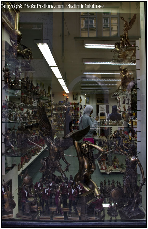 Shop, Art, Sculpture, Statue, Motor, Motorcycle, Vehicle