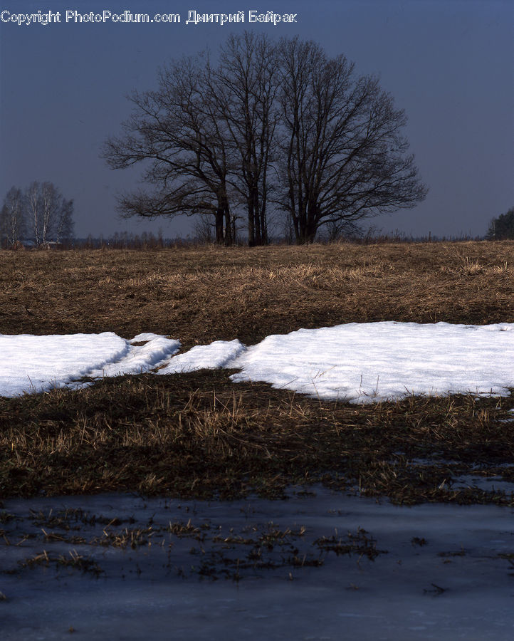 Ditch, Landscape, Nature, Scenery, Outdoors, Plateau, Field