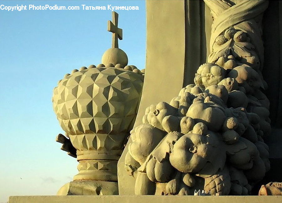 Art, Sculpture, Statue, Column, Pillar, Architecture, Dome