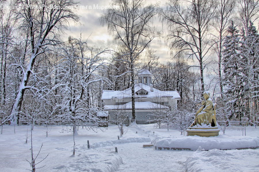 Ice, Outdoors, Snow, Art, Sculpture, Statue, Landscape