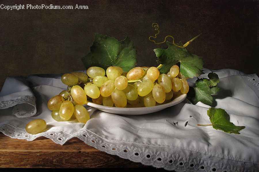 Fruit, Grapes, Herbs, Mint, Plant, Ivy, Vine