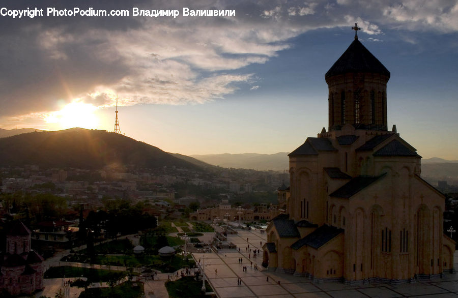 Architecture, Bell Tower, Clock Tower, Tower, Downtown, Plaza, Town Square