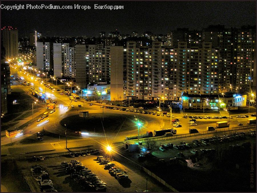 Intersection, Road, City, Downtown, Metropolis, Urban, Street
