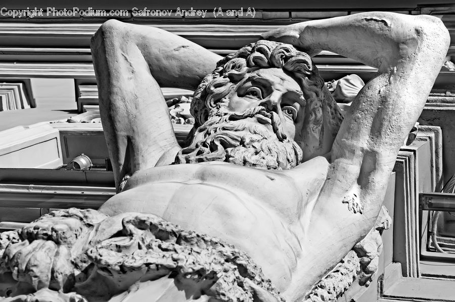 Art, Sculpture, Statue, Cream, Creme, Dessert, Food