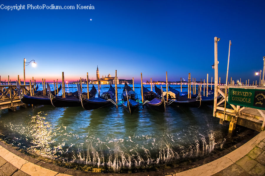 Boat, Gondola, Dock, Harbor, Landing, Marina, Port