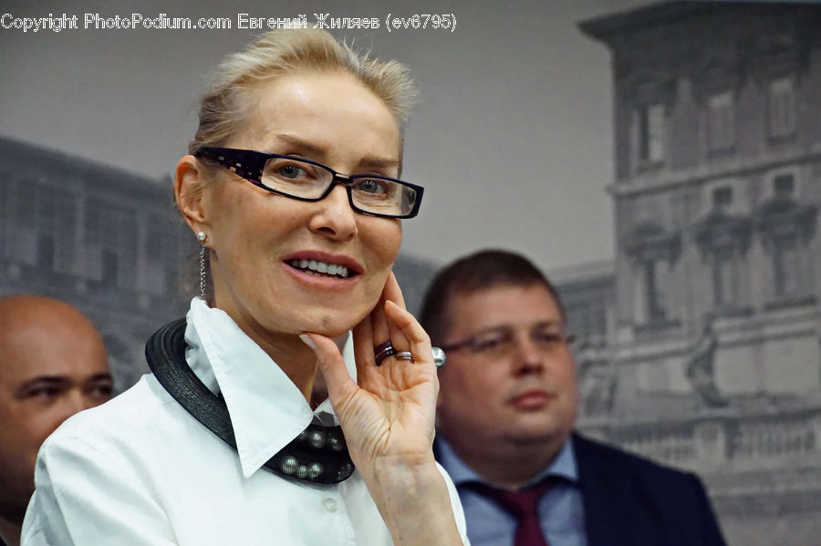 People, Person, Human, Clothing, Overcoat, Suit, Glasses