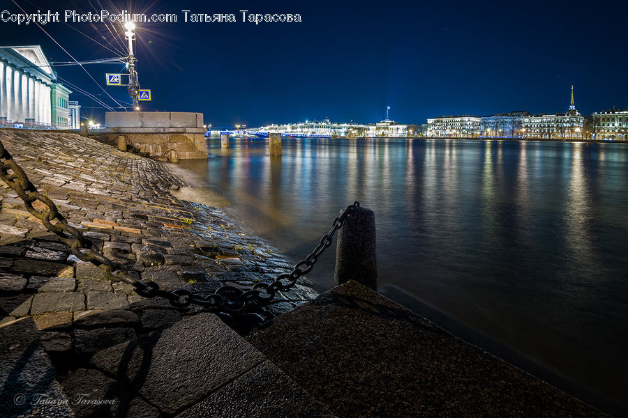 Coast, Outdoors, Sea, Water, Asphalt, Tarmac, City