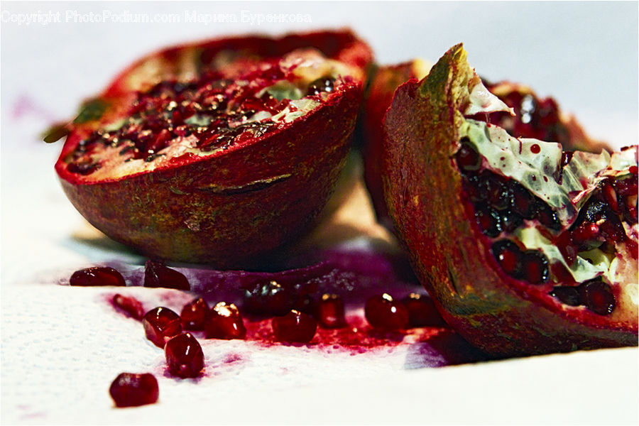 Fruit, Pomegranate, Grapes, Dessert, Food, Blossom, Flora
