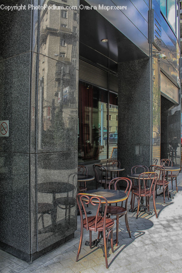 Chair, Furniture, Cafe, Cafeteria, Food Court, Dining Table, Table
