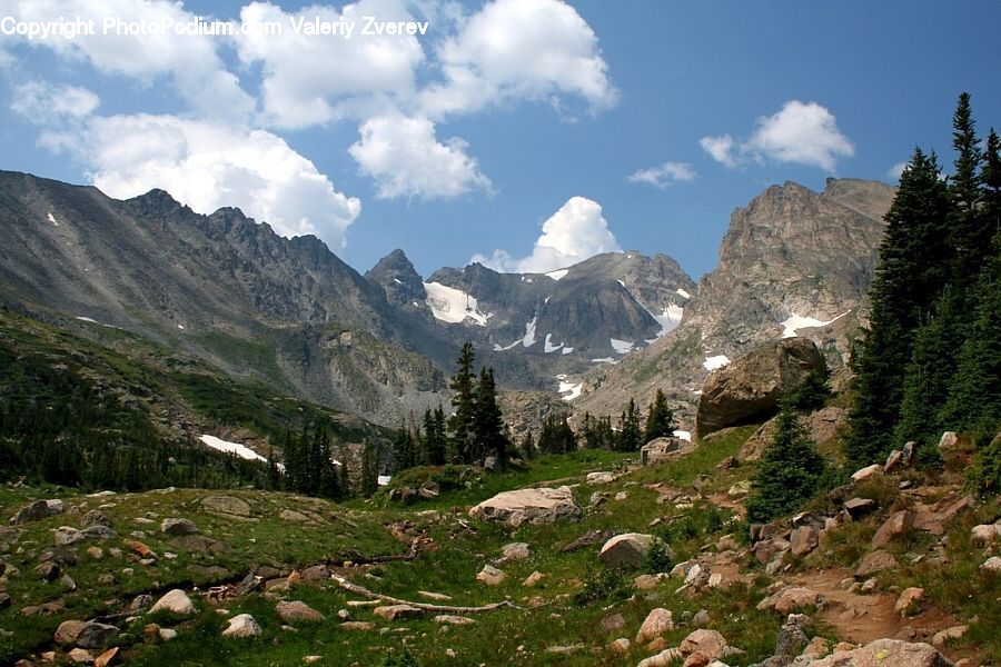 Crest, Mountain, Outdoors, Peak, Rock, Mountain Range, Field