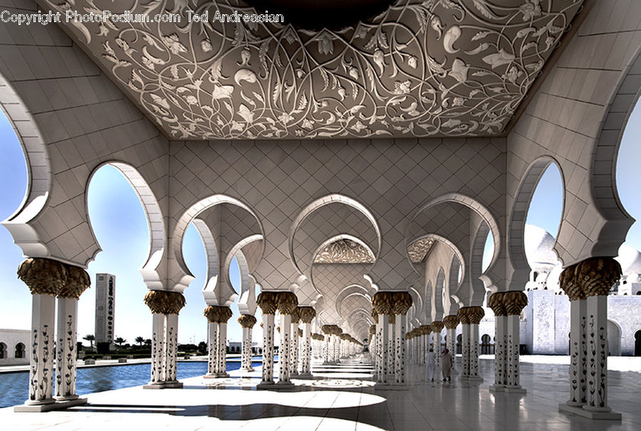 Architecture, Dome, Mosque, Worship, Arch, Column, Pillar