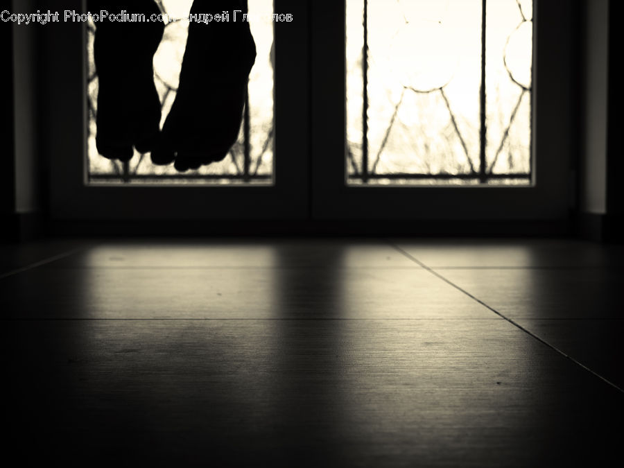 Silhouette, Floor, Flooring, Head, Portrait, Art, Modern Art