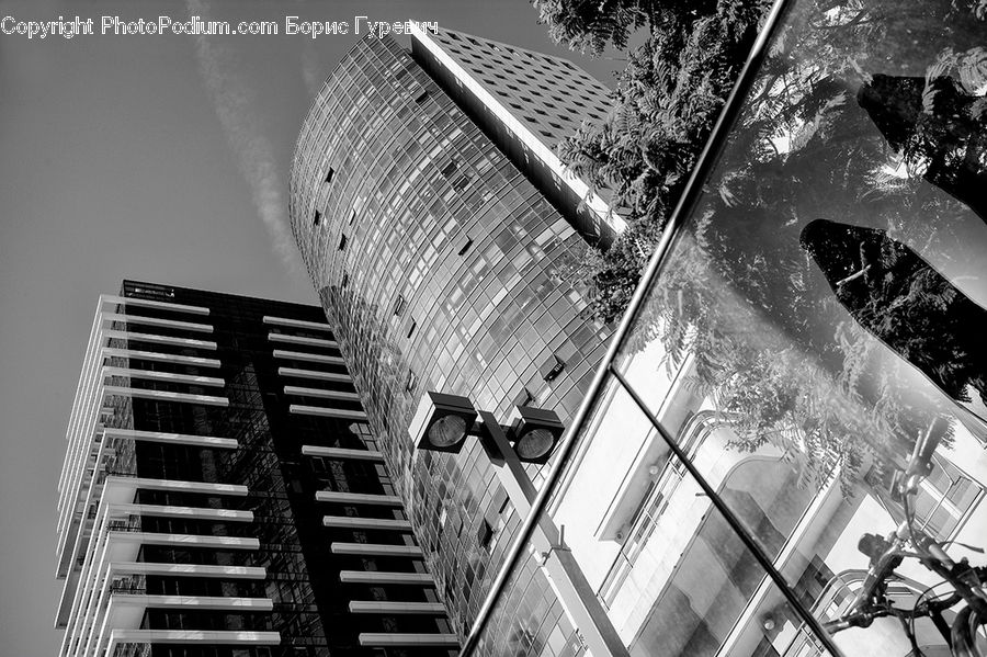 Architecture, City, Downtown, High Rise, Skyscraper, Banister, Handrail