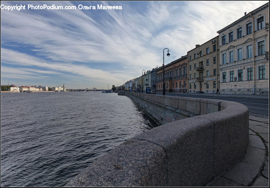 Coast, Outdoors, Sea, Water, Building, Office Building, Cobblestone