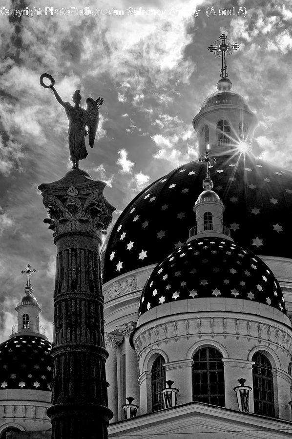 People, Person, Human, Column, Pillar, Architecture, Cathedral