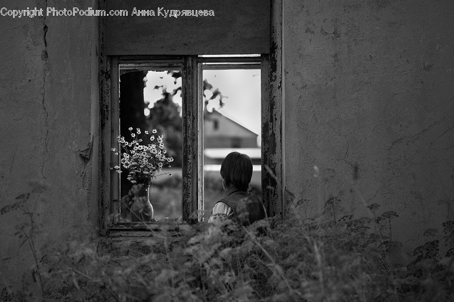People, Person, Human, Ivy, Plant, Vine, Back
