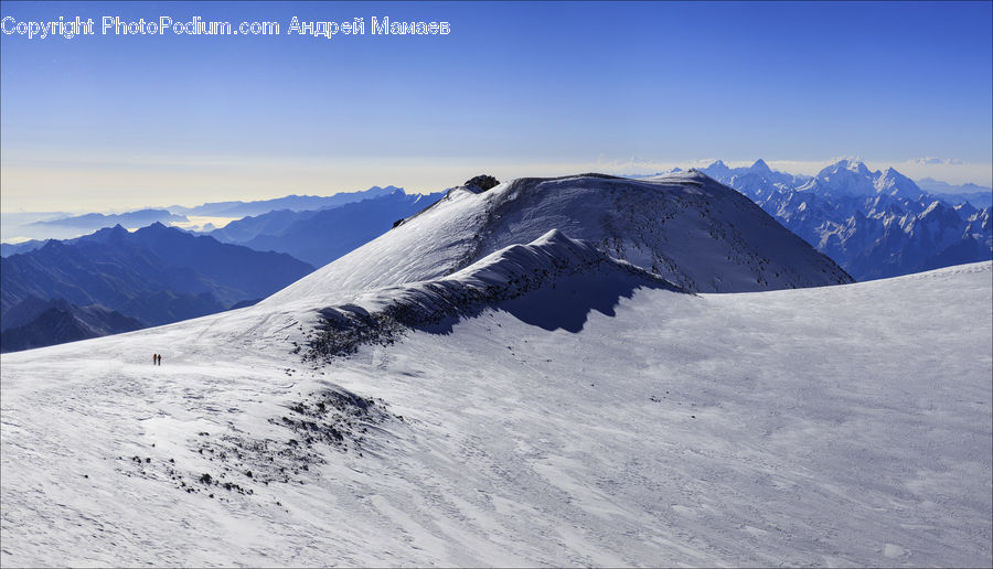 Crest, Mountain, Outdoors, Peak, Arctic, Glacier, Ice