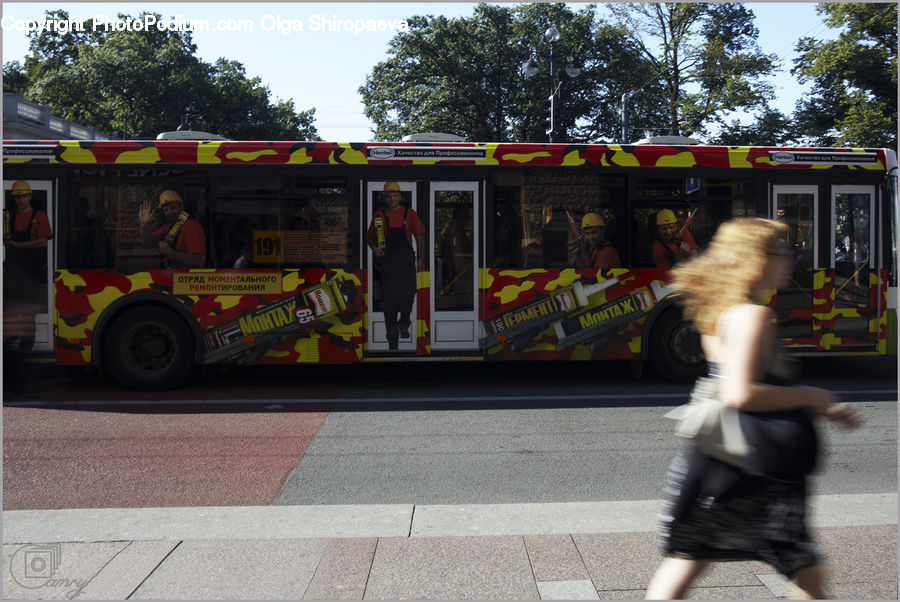 Bus, Vehicle, Clothing, Skirt, Double Decker Bus, Leisure Activities