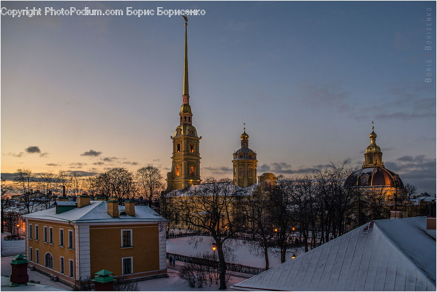 Architecture, Spire, Steeple, Tower, Building, Housing, Villa