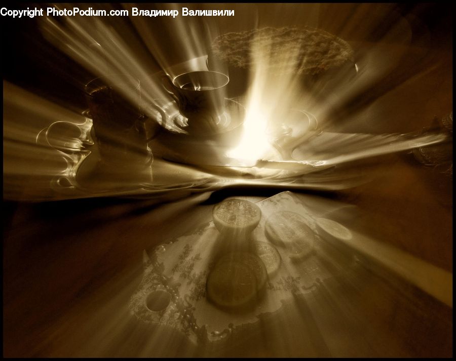 Fountain, Water, Fire, Tunnel, Flame, Light, Lighting