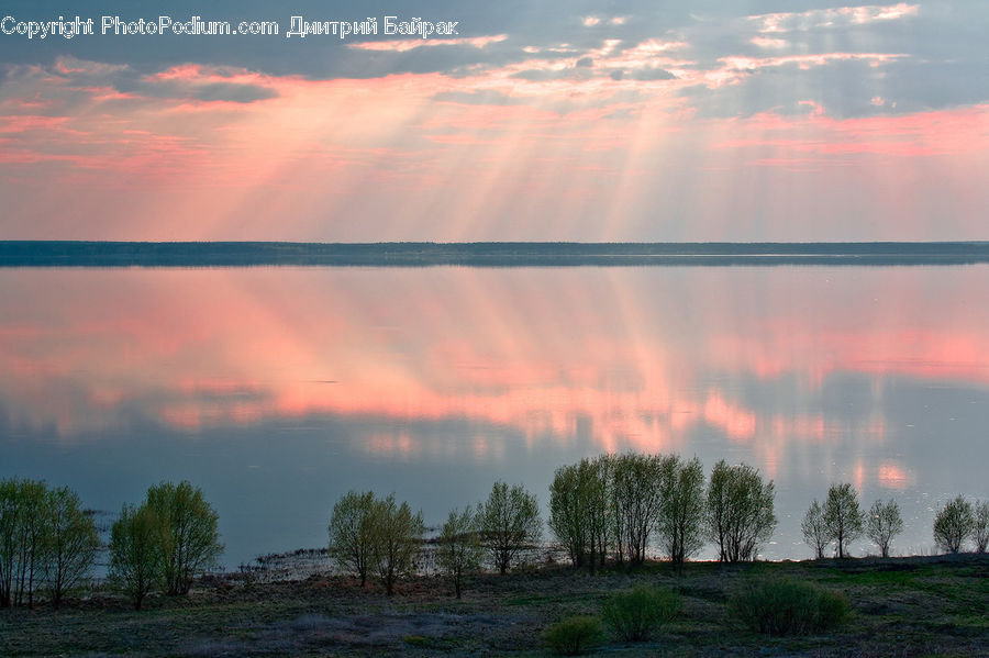 Dawn, Dusk, Sky, Sunrise, Sunset, Azure Sky, Cloud