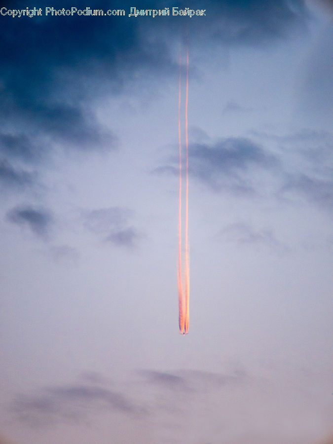 Launch, Missile, Rocket, Outdoors, Rainbow, Sky, Adventure