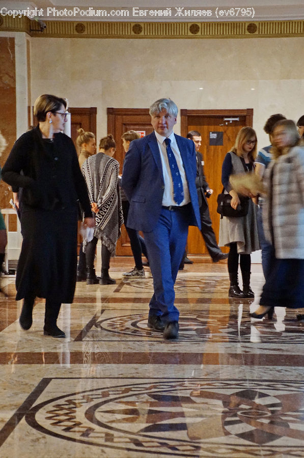 Human, People, Person, Clothing, Overcoat, Suit, Tile