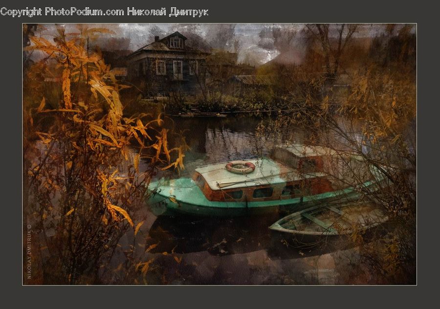 Boat, Watercraft, Dinghy, Bowl, Crypt