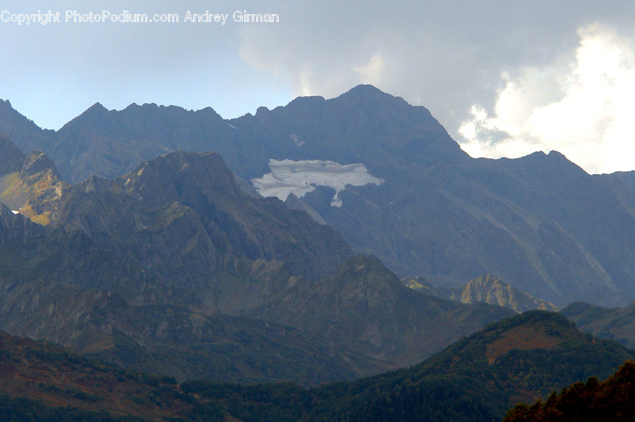Crest, Mountain, Outdoors, Peak, Mountain Range