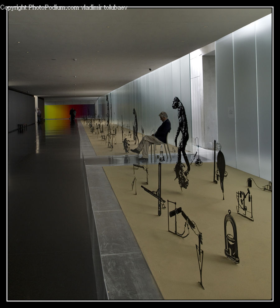 Tunnel, Collage, Poster, Art, Modern Art, Indoors, Interior Design