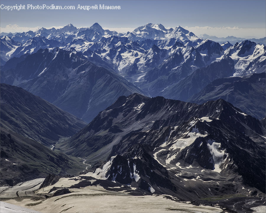 Arctic, Glacier, Ice, Mountain, Outdoors, Snow, Crest