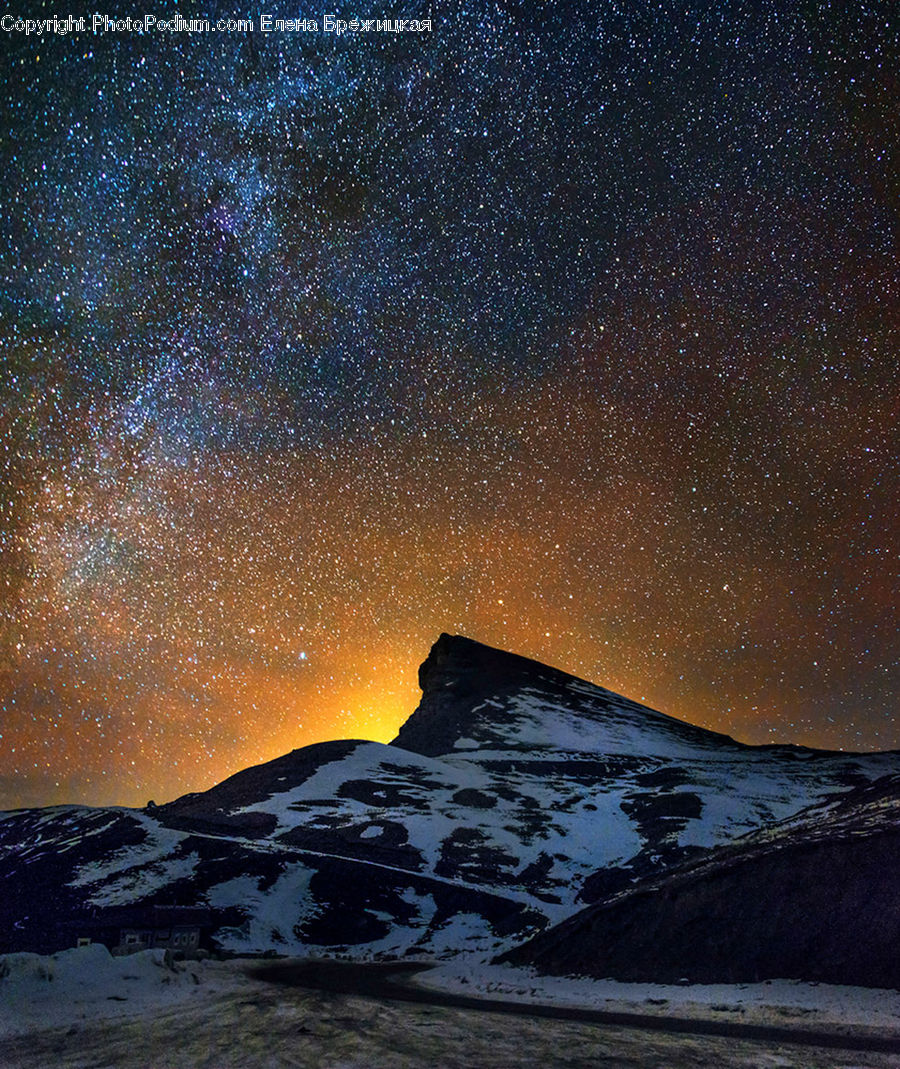 Galaxy, Milky Way, Nebula, Night, Outdoors, Outer Space, Universe