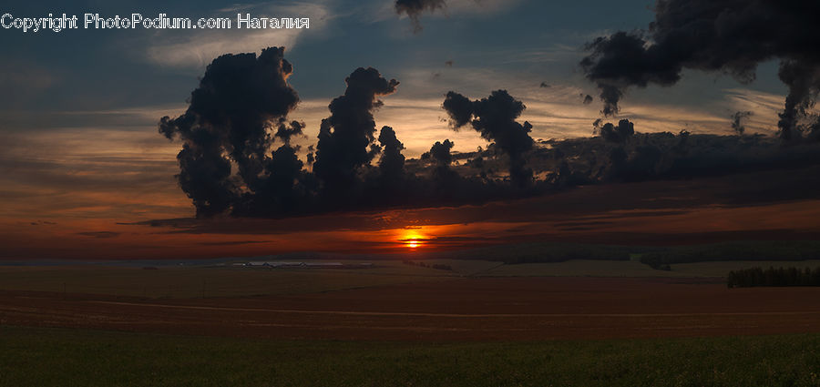 People, Person, Human, Cloud, Cumulus, Sky, Dusk