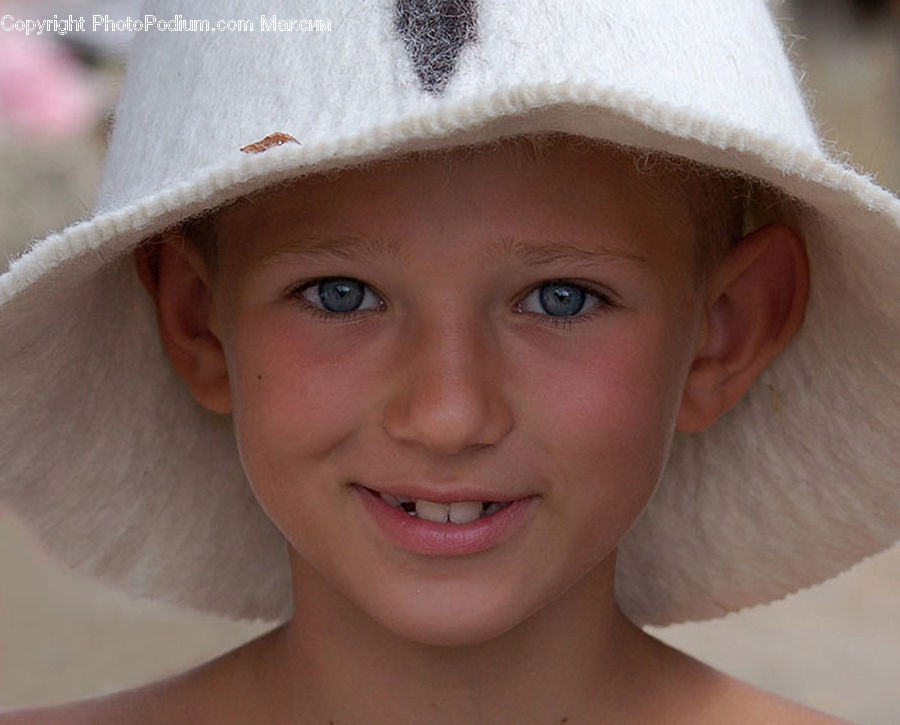 People, Person, Human, Cowboy Hat, Hat, Sun Hat, Dimples