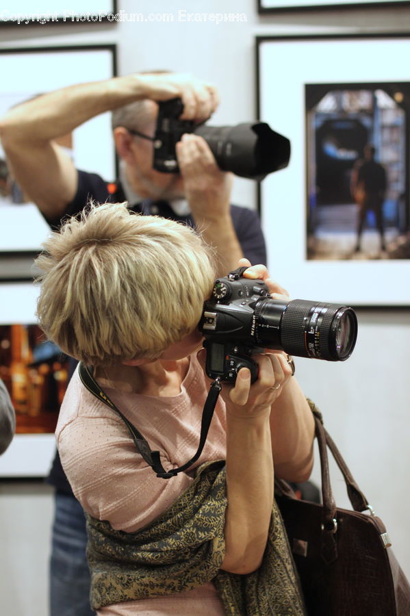 People, Person, Human, Camera, Electronics, Photographer, Bag