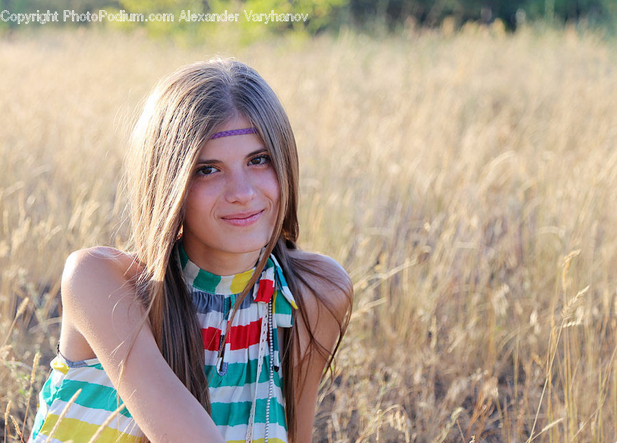 Human, People, Person, Female, Girl, Woman, Field
