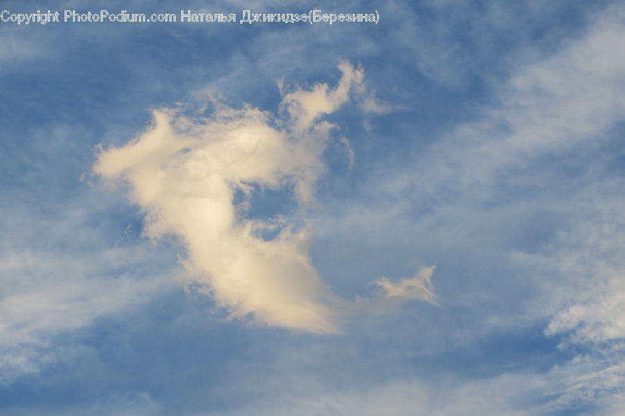 Azure Sky, Cloud, Outdoors, Sky, Cumulus