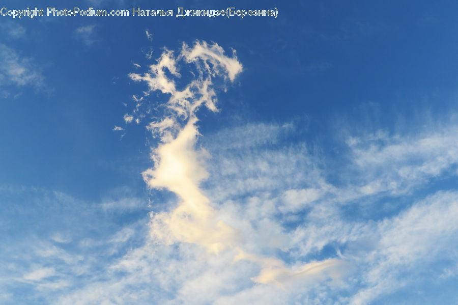 Azure Sky, Cloud, Outdoors, Sky, Cumulus