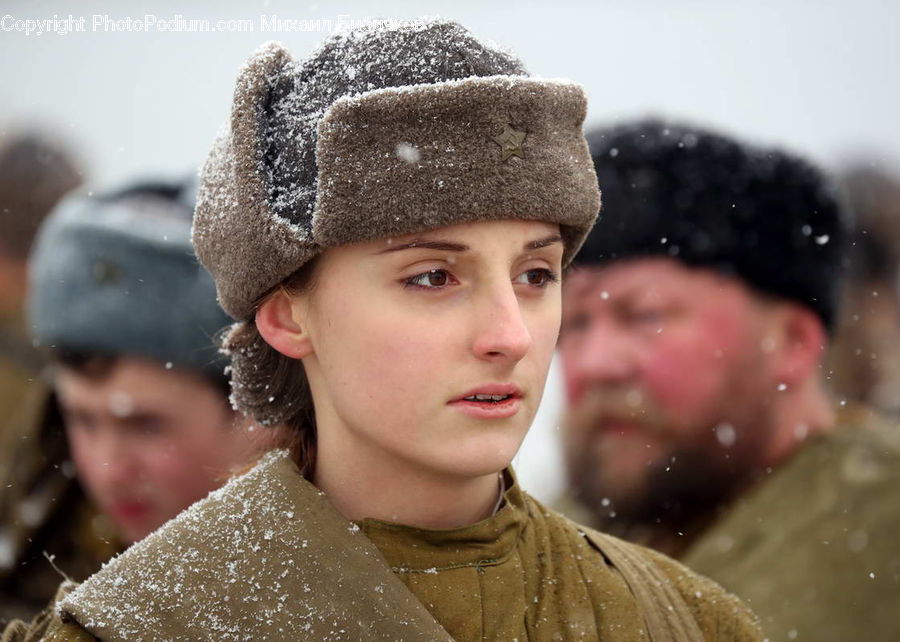 People, Person, Human, Female, Girl, Woman, Army