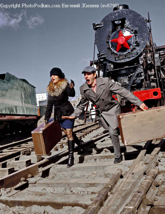 People, Person, Human, Train, Vehicle, Carpenter, Lumber