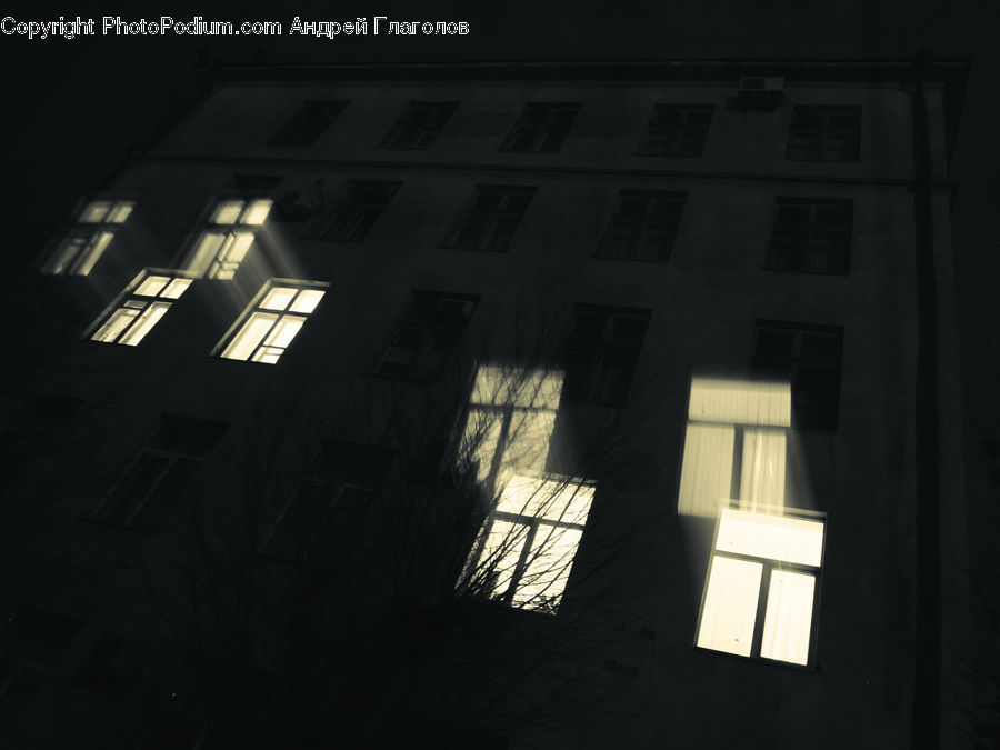 Architecture, Housing, Skylight, Window, Building, Lighting, Apartment Building