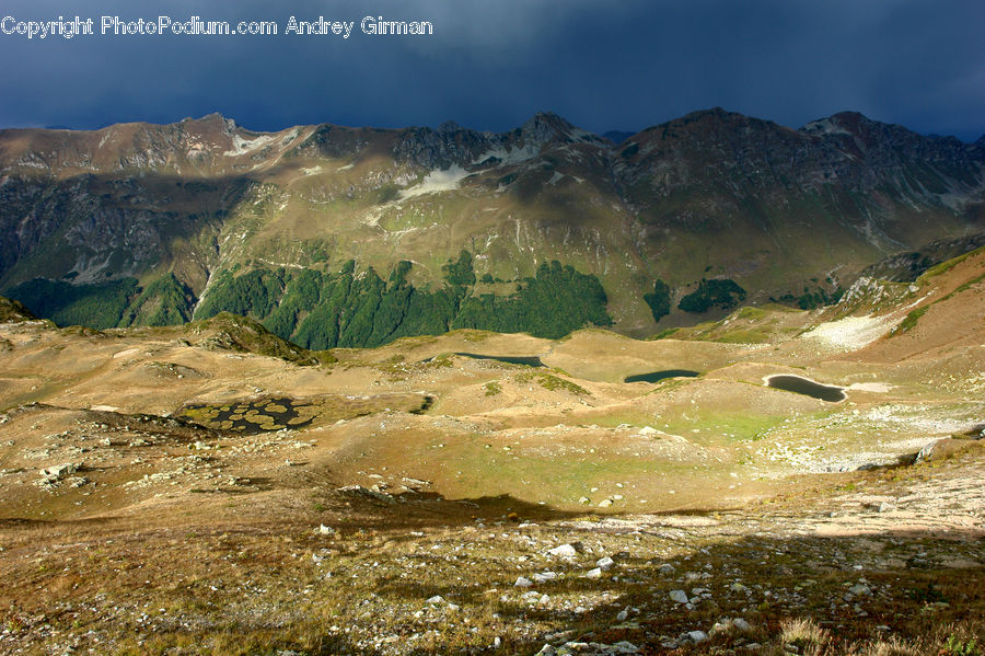 Crest, Mountain, Outdoors, Peak, Mountain Range, Alps, Field