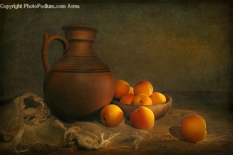 Citrus Fruit, Fruit, Orange, Jug, Pitcher, Chair, Furniture