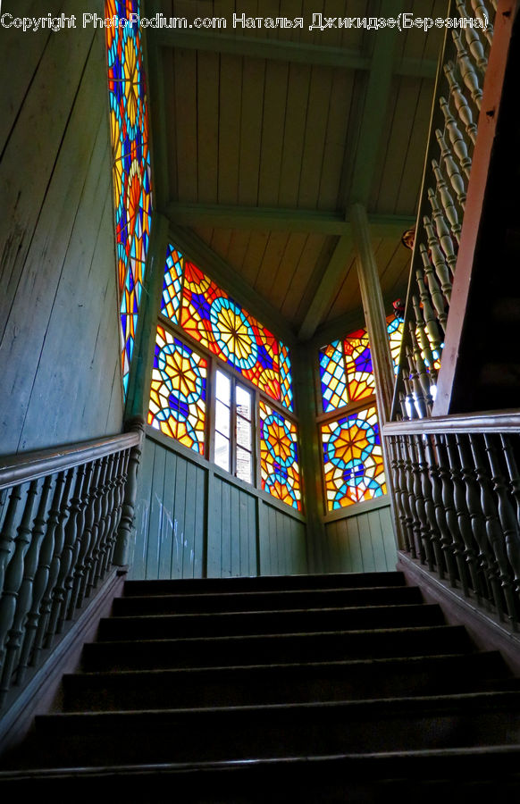 Banister, Handrail, Staircase, Architecture, Church, Worship