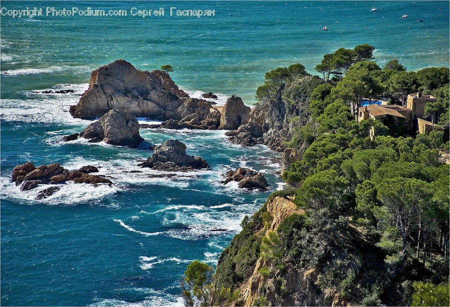 Promontory, Ocean, Outdoors, Sea, Water, Cliff, Sea Waves