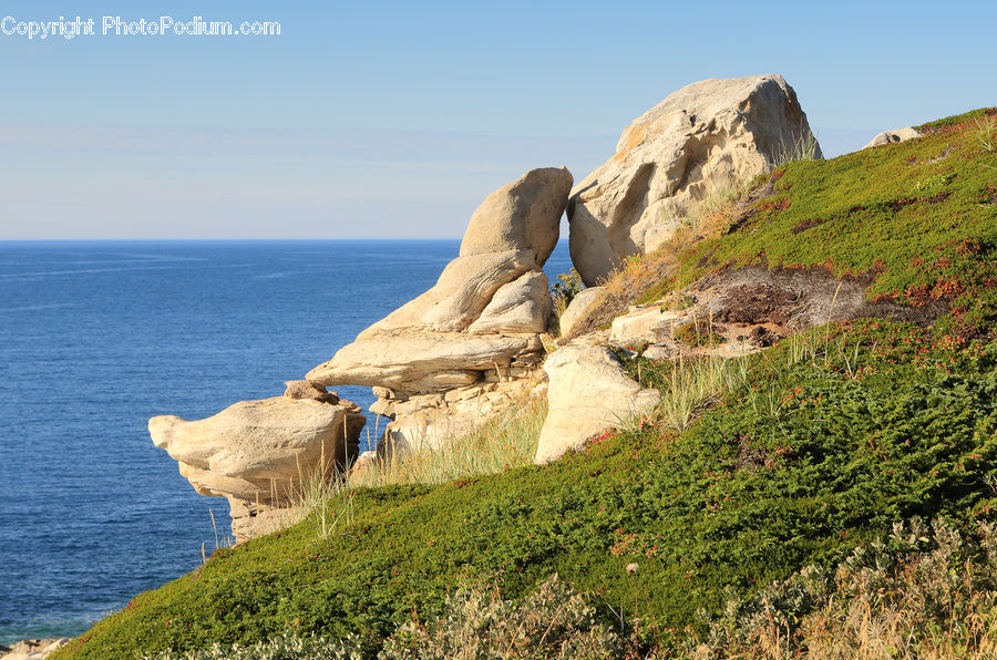 Cliff, Outdoors, Promontory, Coast, Island, Land, Sea