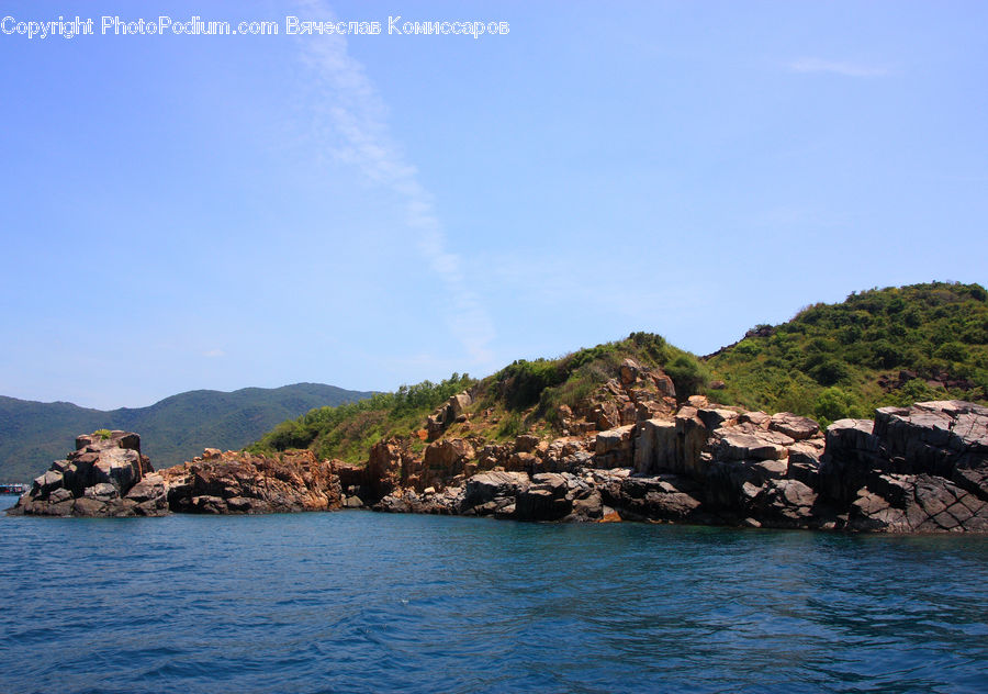 Cliff, Outdoors, Coast, Sea, Water, Rock, Promontory