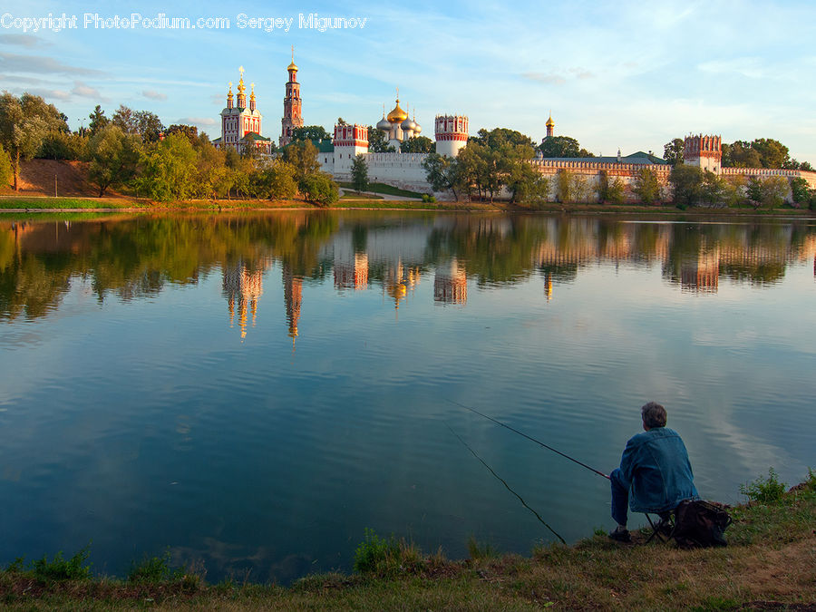 People, Person, Human, Fishing, Architecture, Castle, Fort