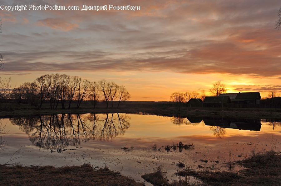 Dawn, Dusk, Red Sky, Sky, Sunrise, Sunset, Outdoors